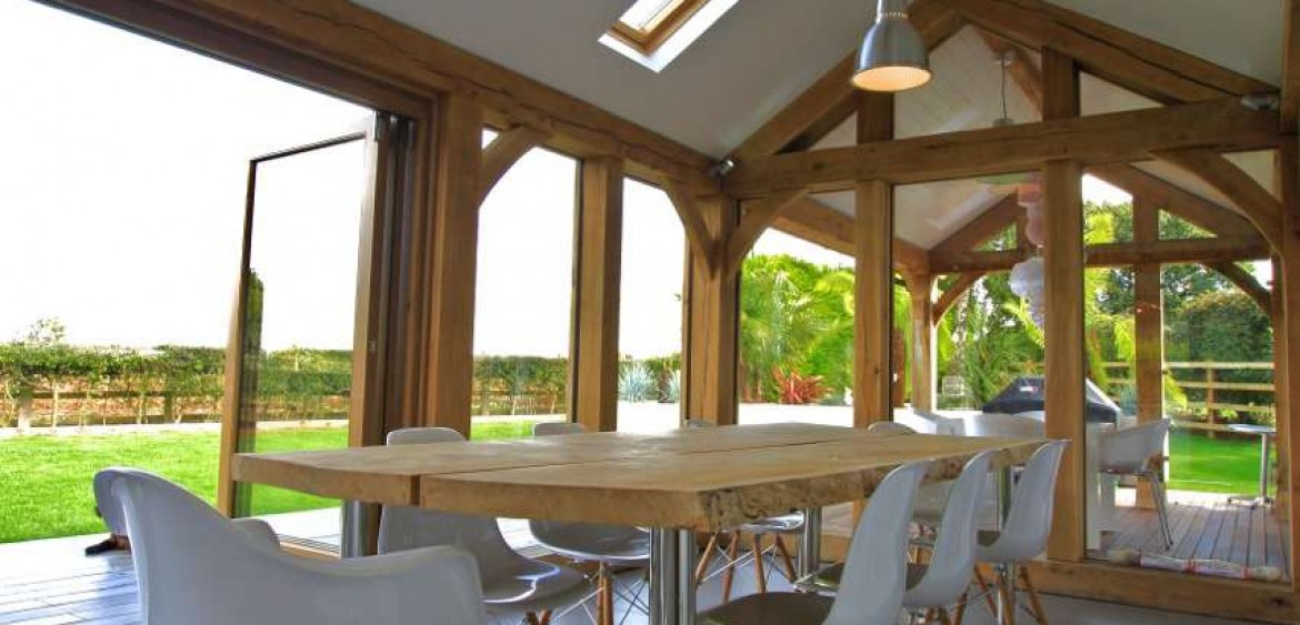 Oak frame extension