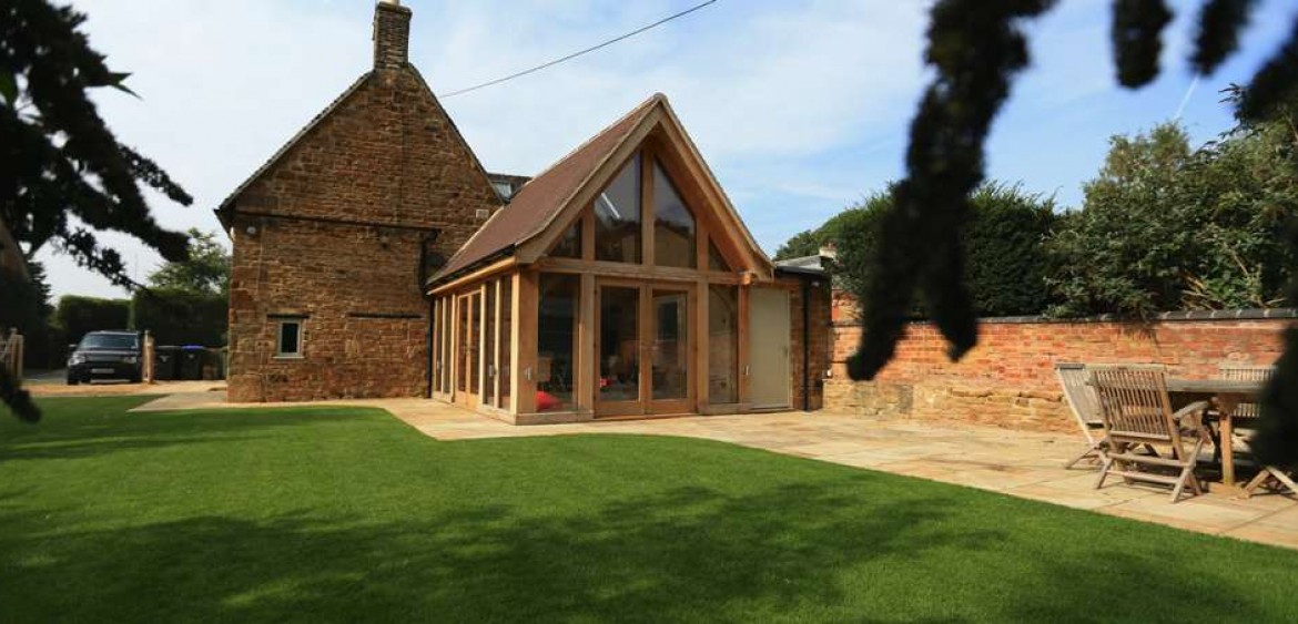 oak framed extension