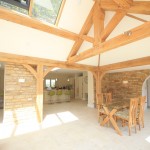 Oak frame Stone Barn renovation