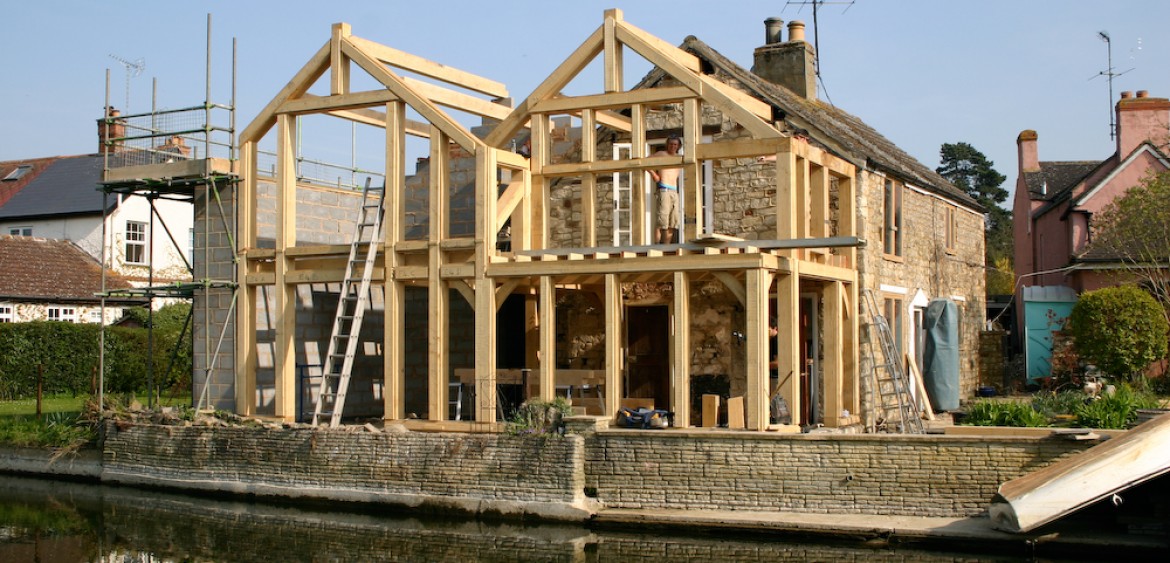 oak framed house